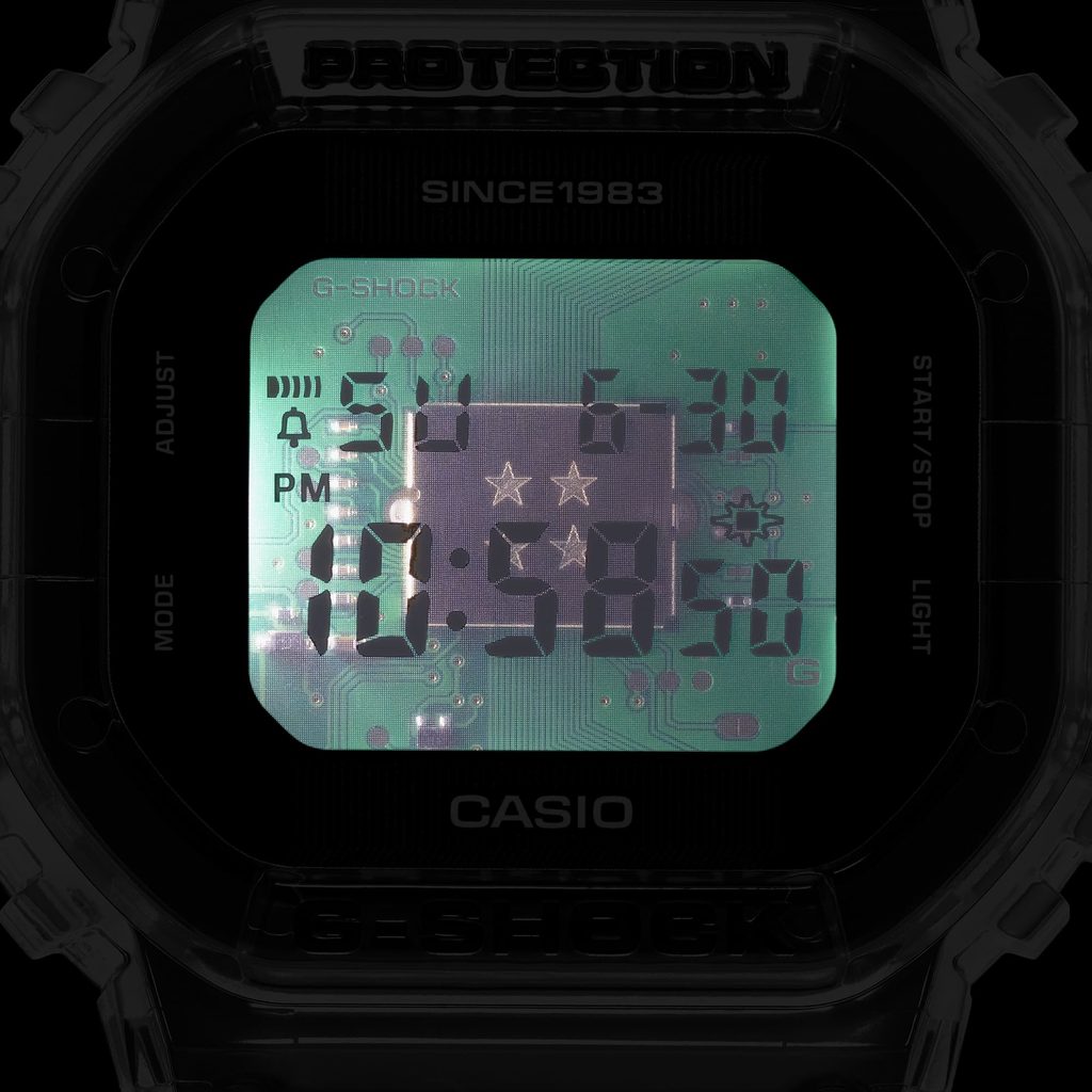Casio G-Shock DWE-5640RX-7ER 40th Anniversary Clear Remix | Helveti.eu