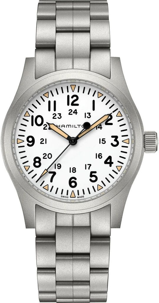 Hamilton khaki clearance field stainless steel