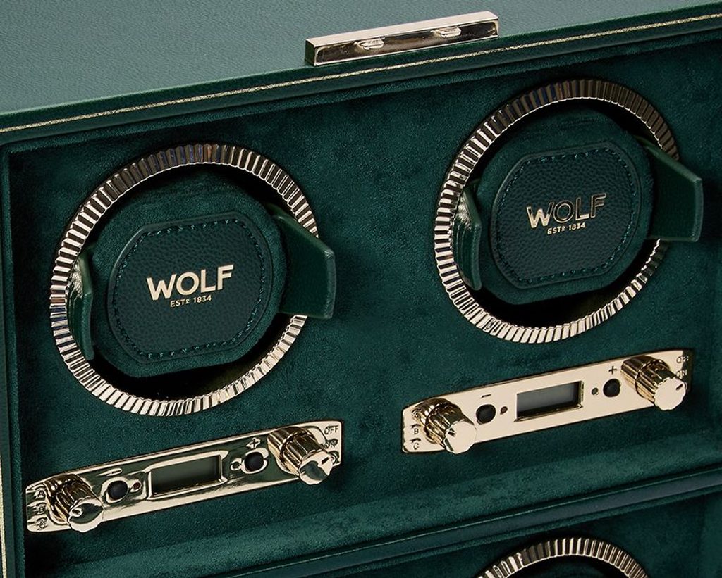 Watch winder Wolf British Racing Green 793041 Helveti.eu