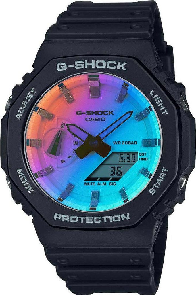 Casio G-Shock GA-2100SR-1AER Iridescent Color Series | Helveti.eu