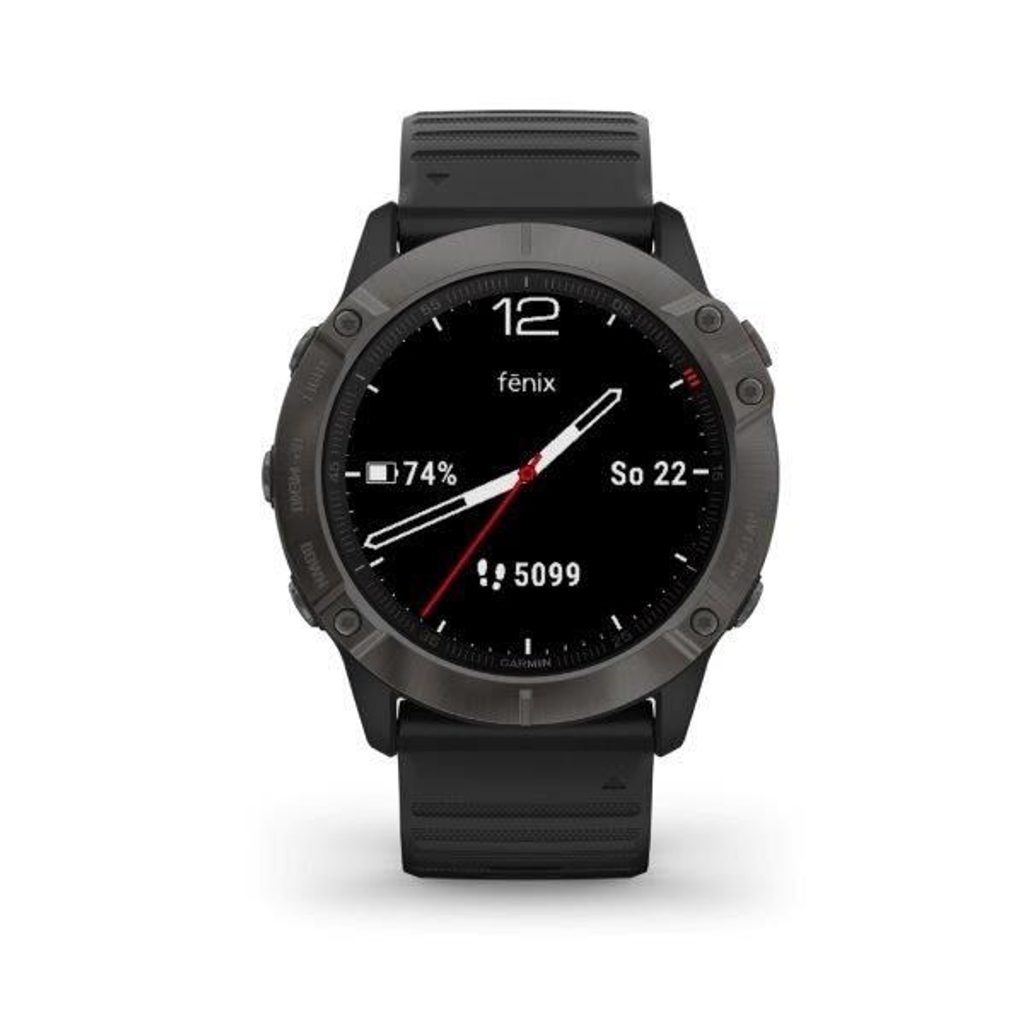 Garmin Fenix 6X PRO Sapphire, GrayDLC/Black Band (MAP/Music) 010