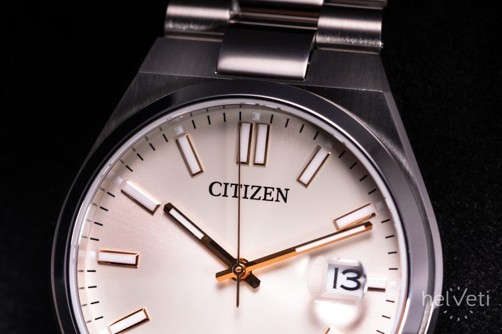Orologio Meccanico Uomo Citizen Tsuyosa NJ0151-88W - Cassa In Acciaio 40mm, Quadrante Beige, Vetro Zaffiro, Movimento Automatico 8210, 5 ATM