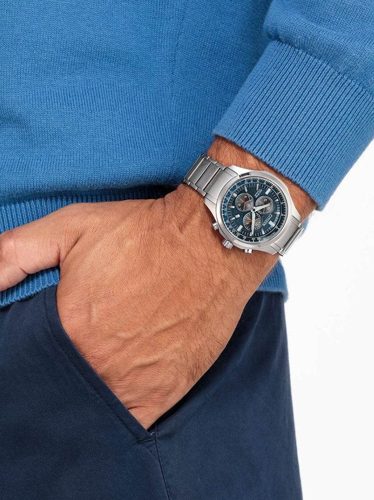 Titanium Citizen Eco-Drive Super AT2530-85L Chronograph Sports