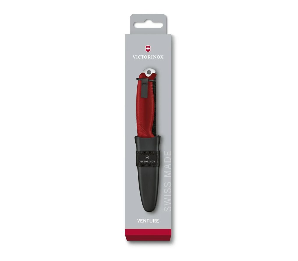 Victorinox fixed blade knife Venture Red 3.0902 Helveti.eu