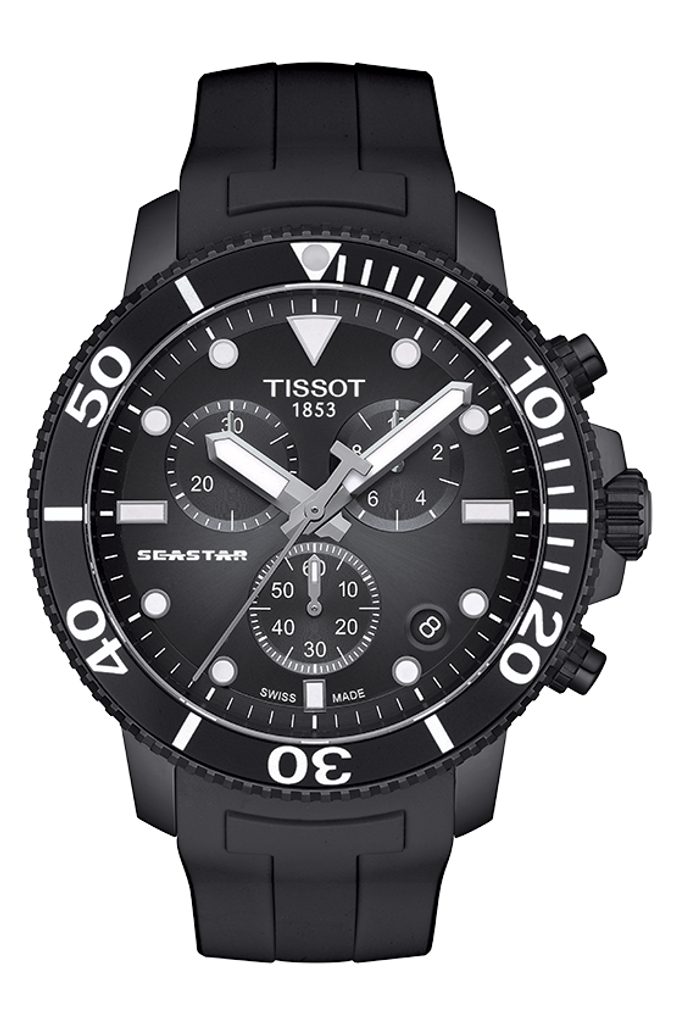 Tissot seastar all black sale