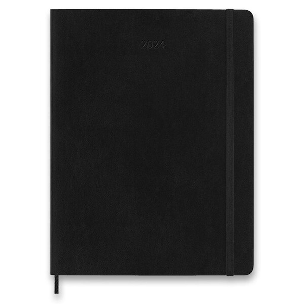 Moleskine Diary 2024 soft cover XL, weekly choice of colours 1206