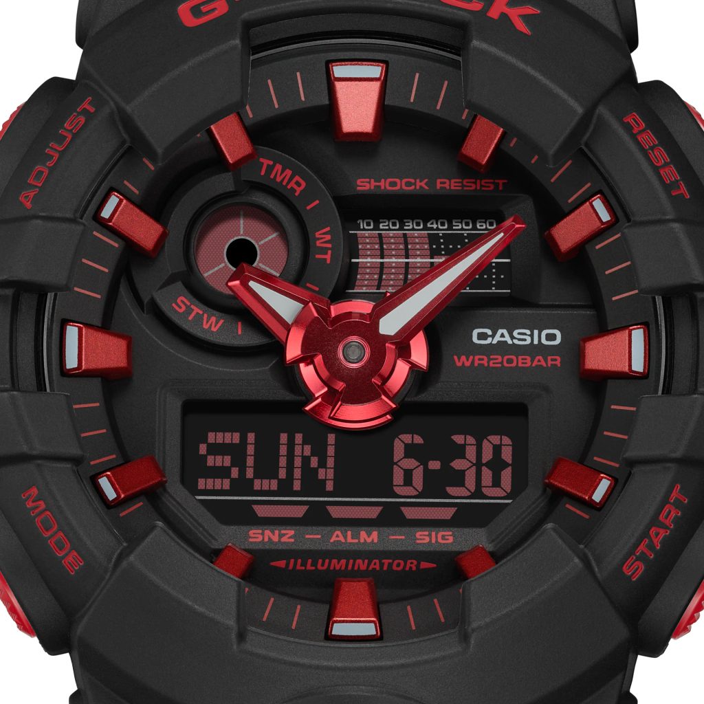 Casio G-Shock GA-700BNR-1AER Ignite Red Series | Helveti.eu