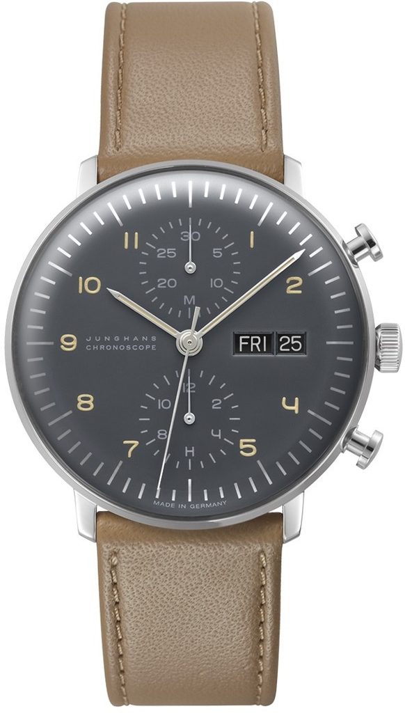 Junghans Max Bill Chronoscope EN 27 4501.03 Helveti.eu