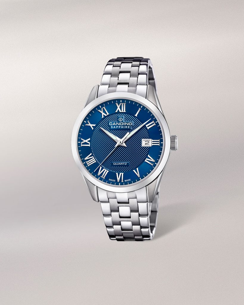 C quartz watch top
