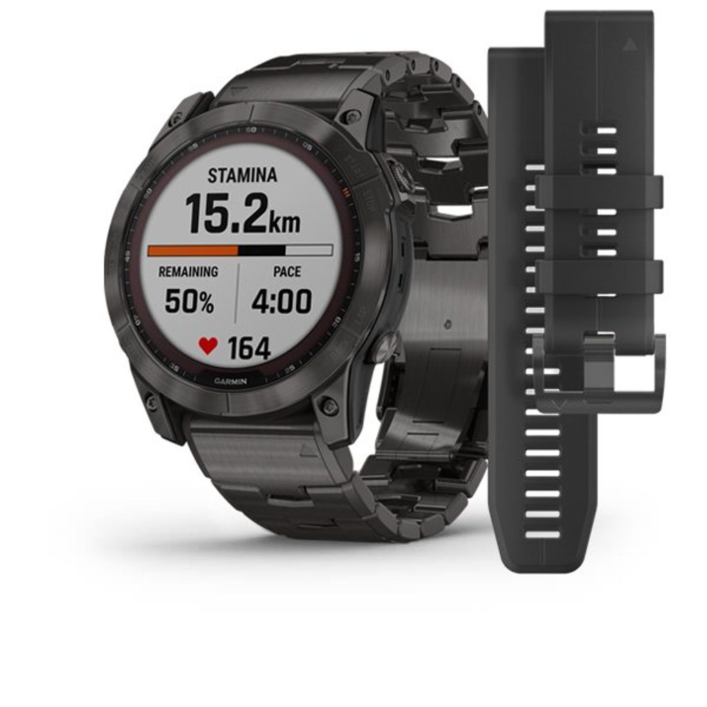 Garmin Fenix 7X PRO Sapphire Solar Style, Titan Carbon Gray