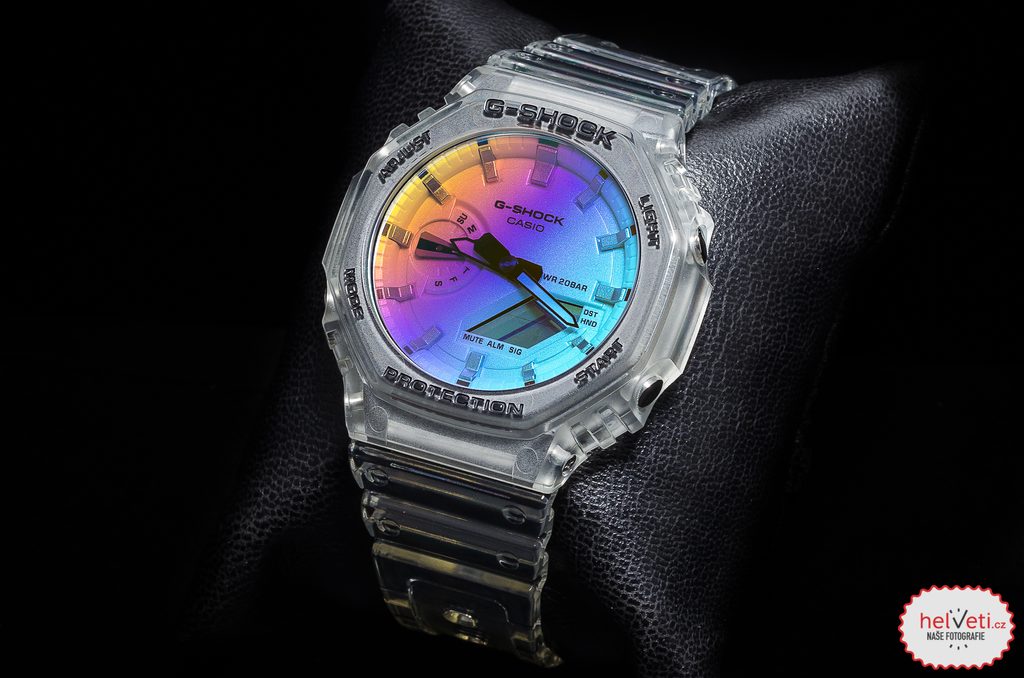 CASIO G-SHOCK GA-2100SRS-7 オーロラ クリア-