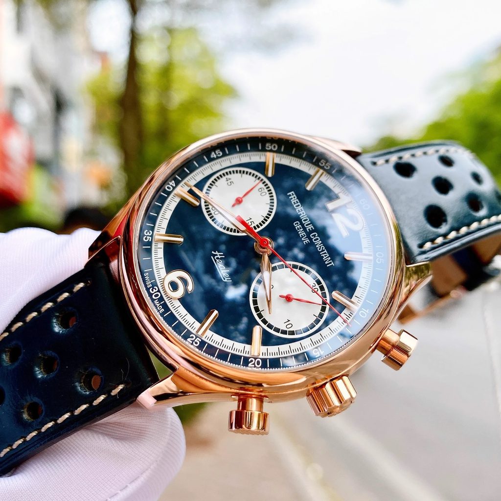 Frederique Constant Vintage Rally Healey Chronograph Automatic Limited  Edition FC-397HN5B4 | Helveti.eu