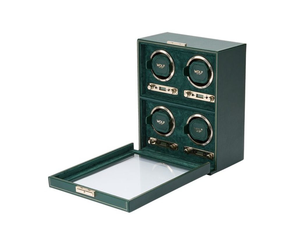 Watch winder Wolf British Racing Green 793041 Helveti.eu