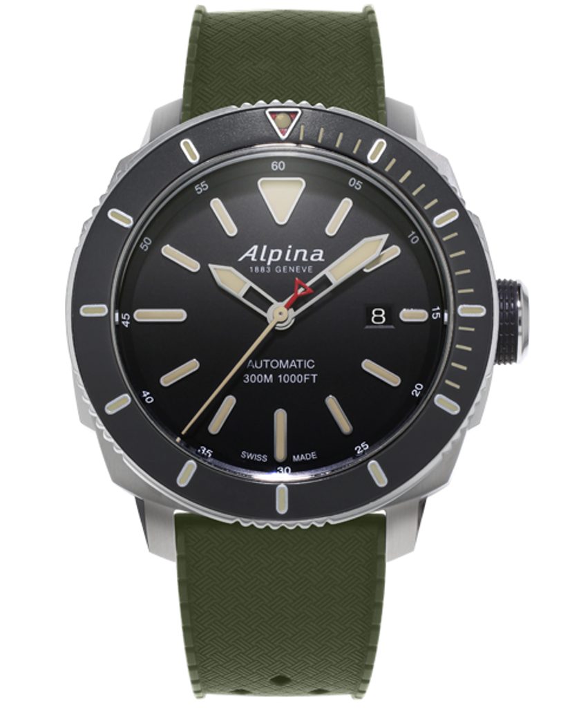 Alpina Seastrong Diver 300 Automatic AL 525LGG4V6 Helveti.eu