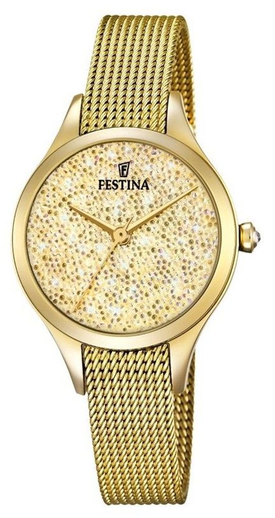 RELOJ FESTINA MUJER F20387-2 SWAROVSKI GOLD