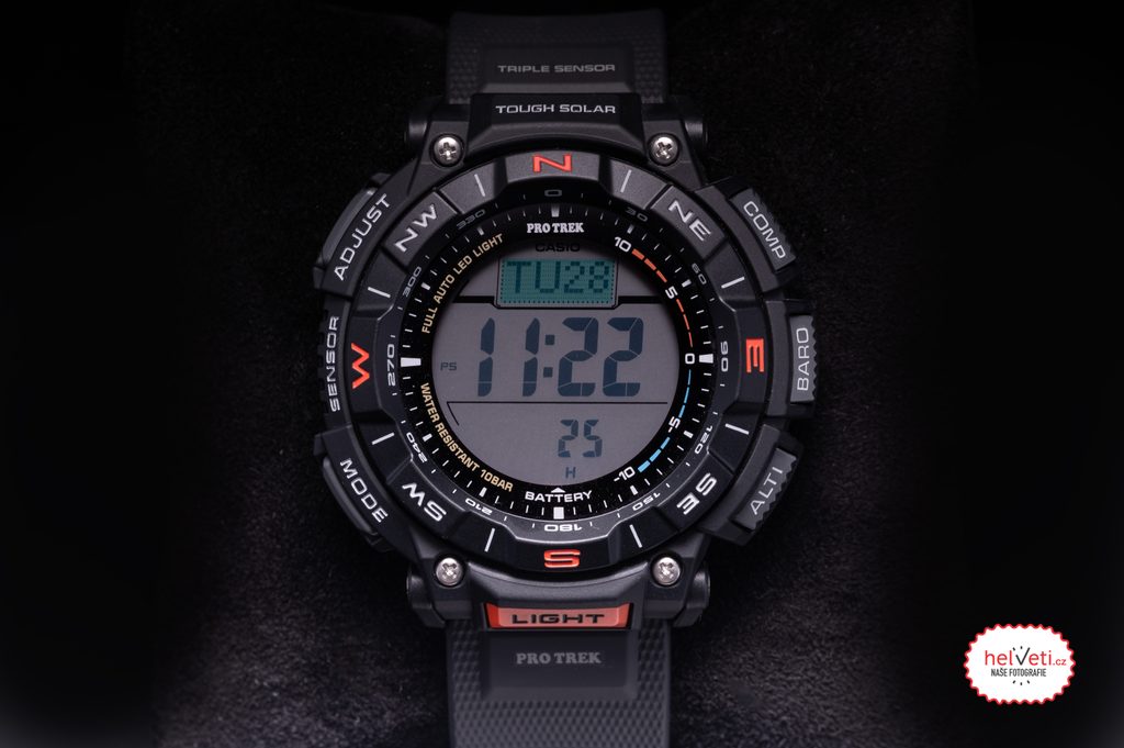 Casio PRG340-1 Men's Pro Trek Compass Grey Digital Dial Watch
