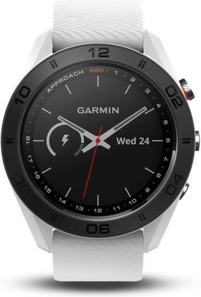 Garmin Approach S60 White / White Silicone Band - 010-01702-01