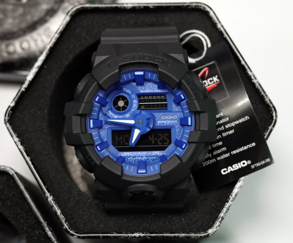 Casio G-Shock GA-700BP-1AER Blue Paisley Series | Helveti.eu