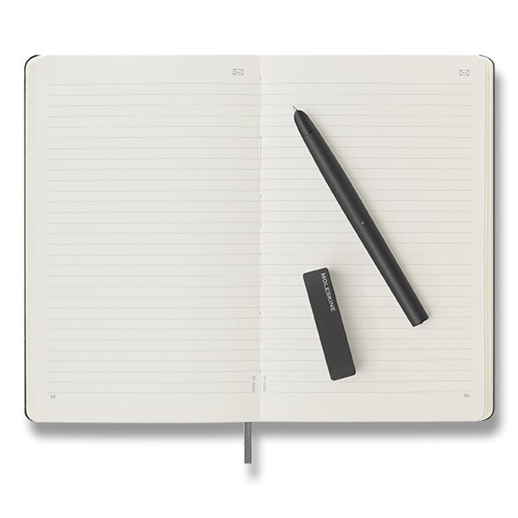Moleskine Smart Writing pen and notebook gift set - hard cover - L, lined  0264/3117286