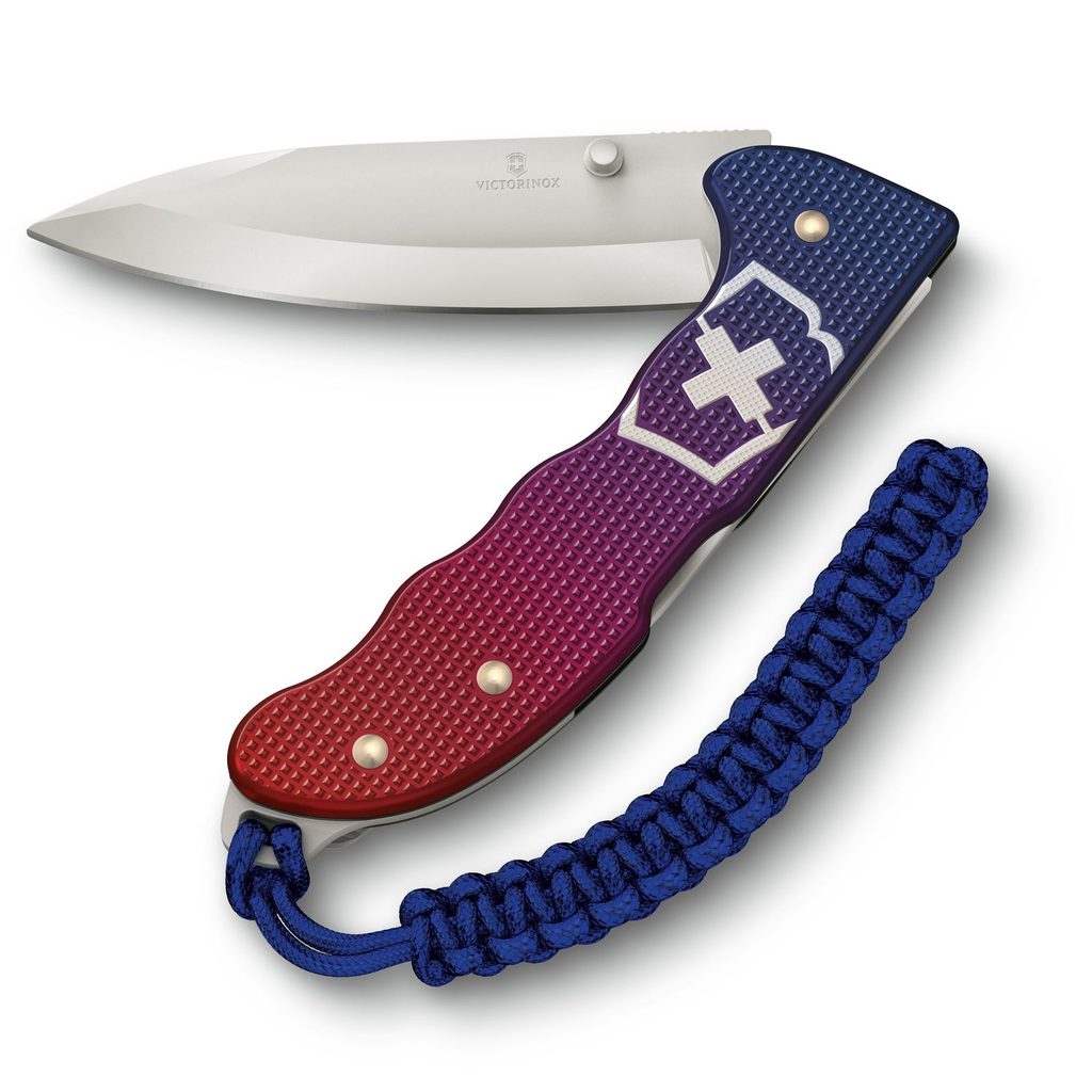 Knife Victorinox Evoke Alox Blue Red 0.9415.D221 Helveti.eu