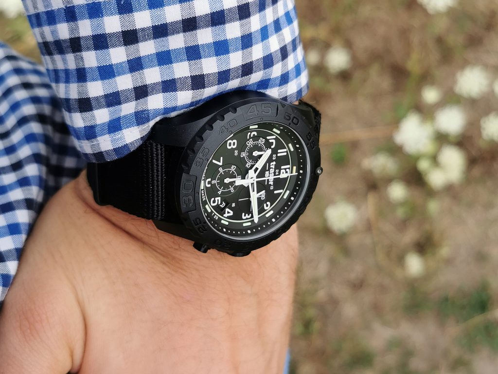 Traser P96 Outdoor Pioneer Evolution Chrono Black, Nato | Helveti.eu