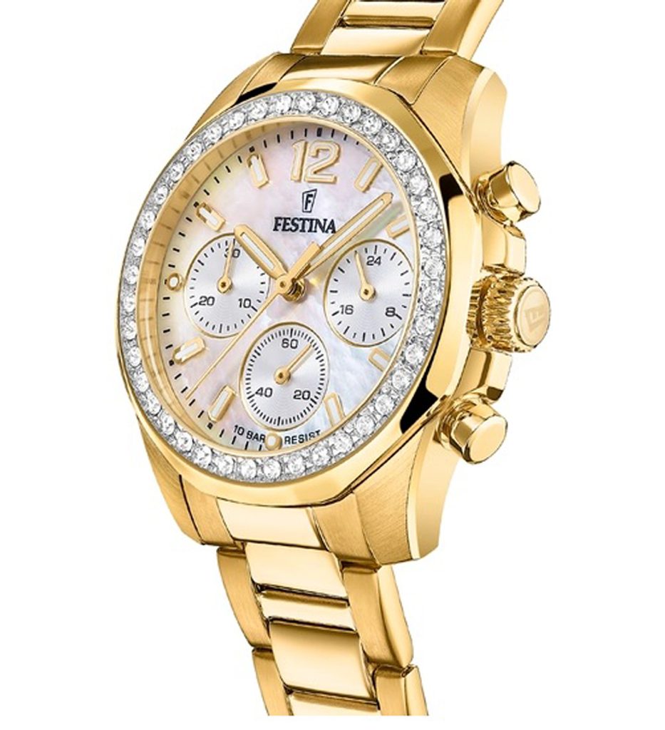 Festina yellow shop watch
