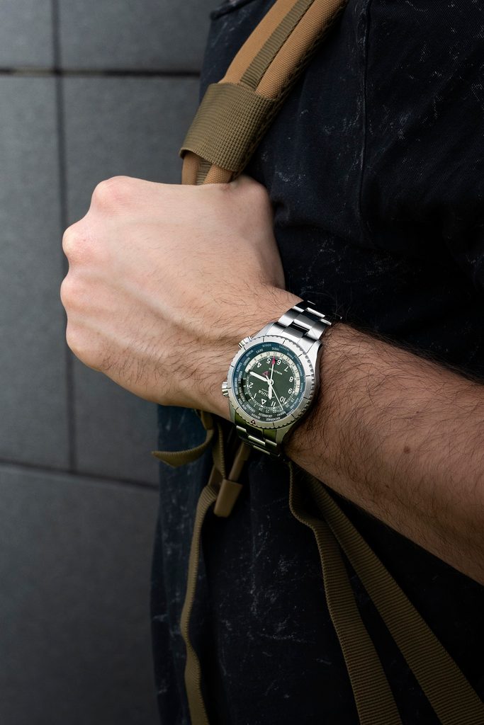 Startimer pilot deals quartz gmt
