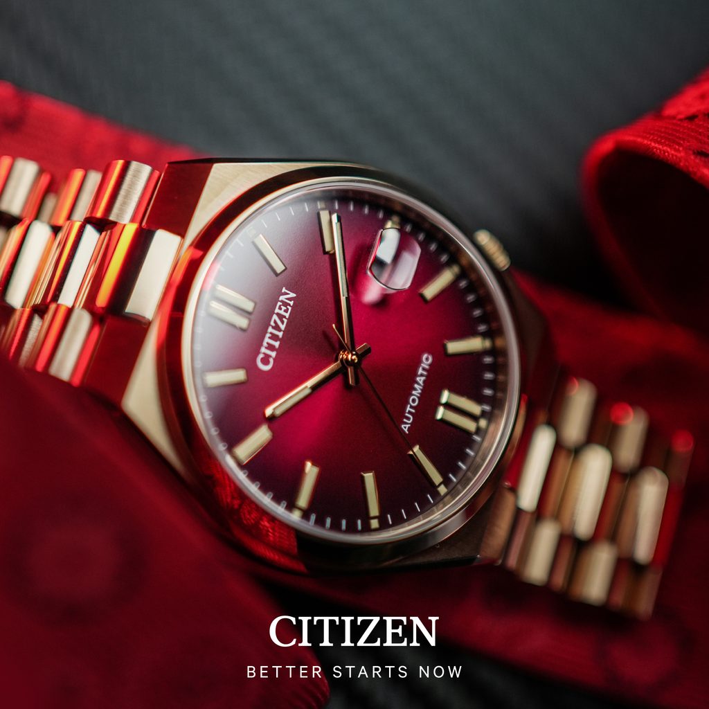 Citizen Tsuyosa Automatic Red Dial Watch NJ0153-82X 4974374333698 -  Watches, Tsuyosa - Jomashop