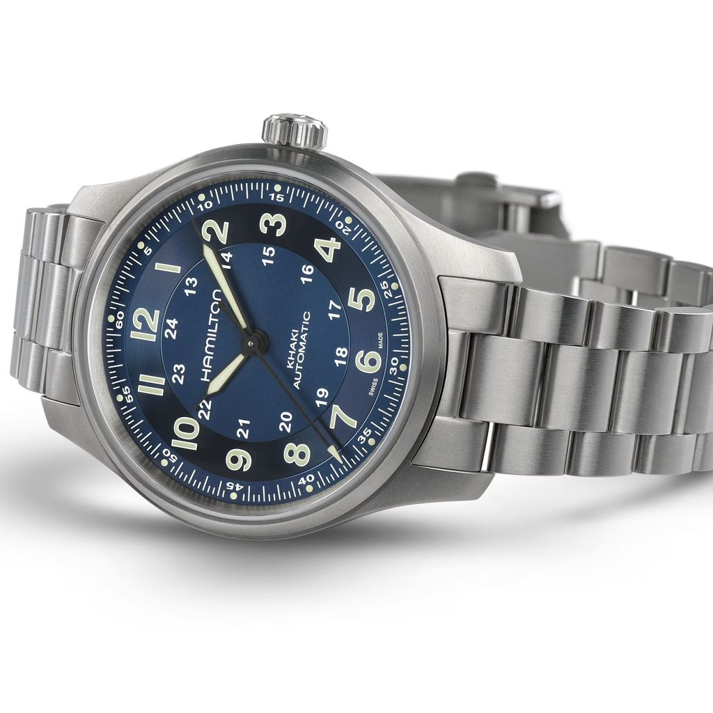 Hamilton Khaki Field Titanium Auto H70545140 Helveti.eu