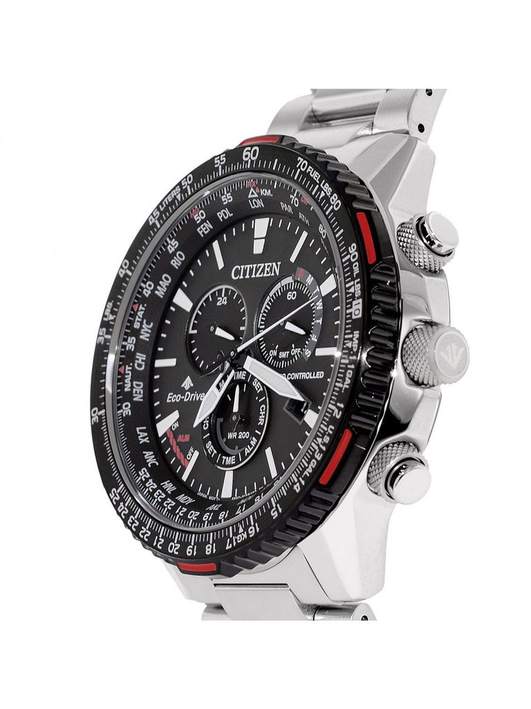 Citizen Orologio Uomo CB5001-57E – Radio Pilotato, Impermeabile, Cassa 45 Mm, Quadrante Nero