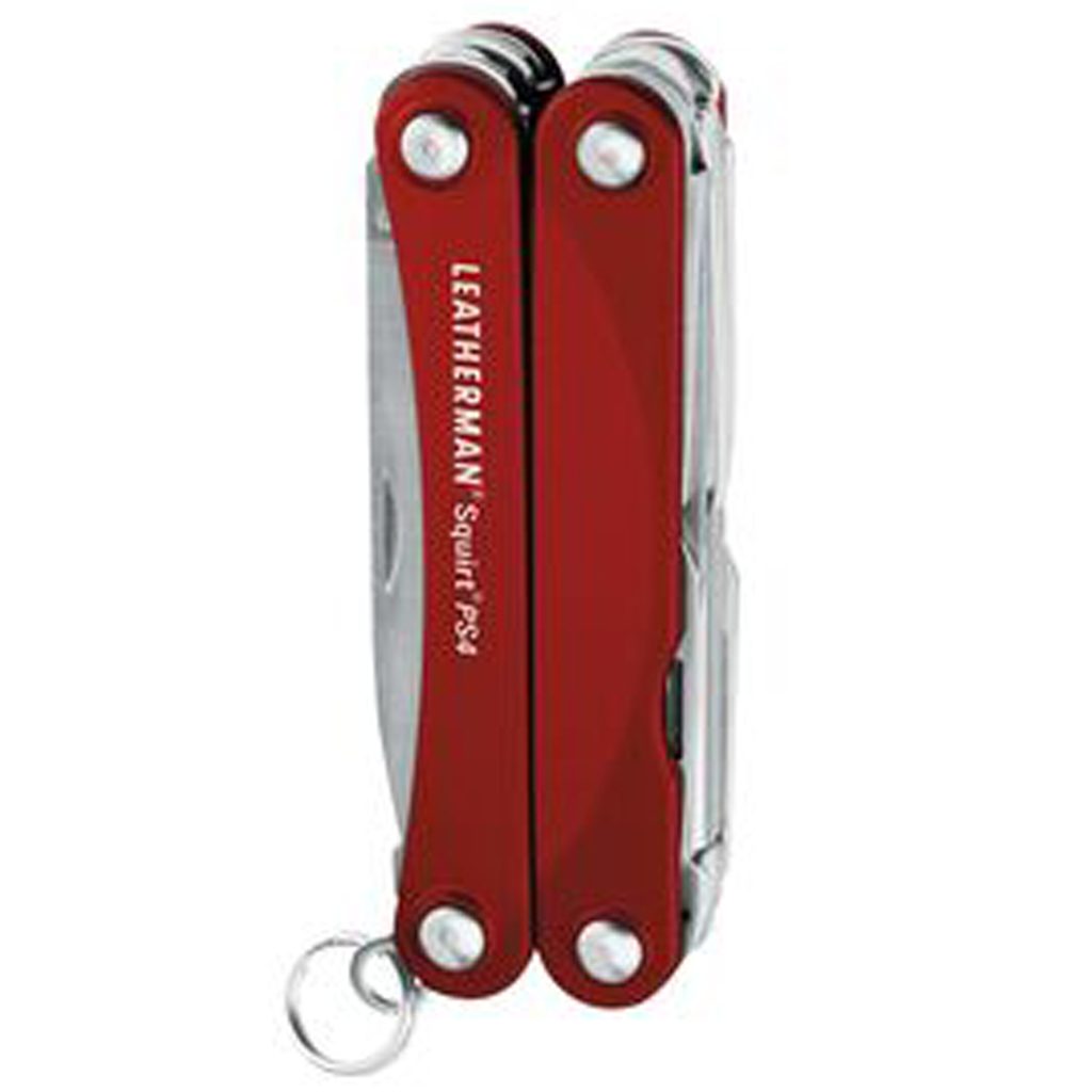 MultiTool Leatherman Squirt PS4 Red | Helveti.eu