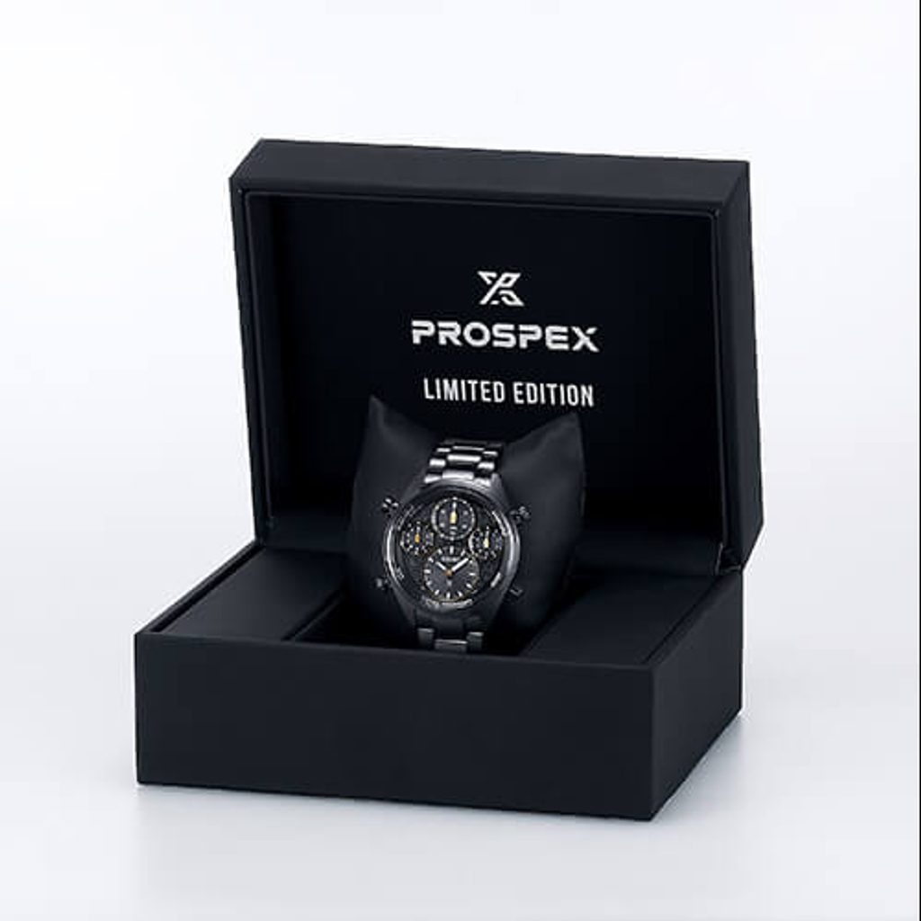 Seiko Prospex SFJ007P1 Speedtimer 1/100 sec Solar Chronograph