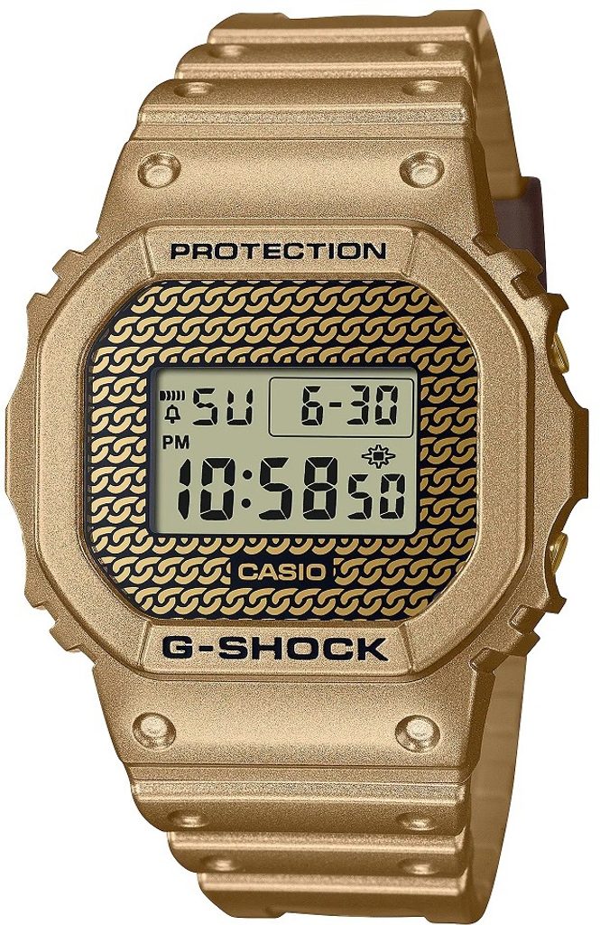 Casio G-Shock DWE-5600HG-1ER Gold Chain | Helveti.cz