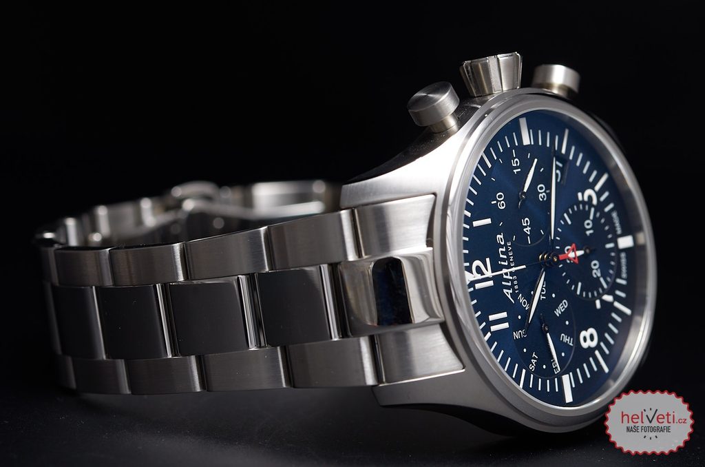 Alpina Startimer Pilot Chronograph Quartz AL-371NN4S6B | Helveti.eu