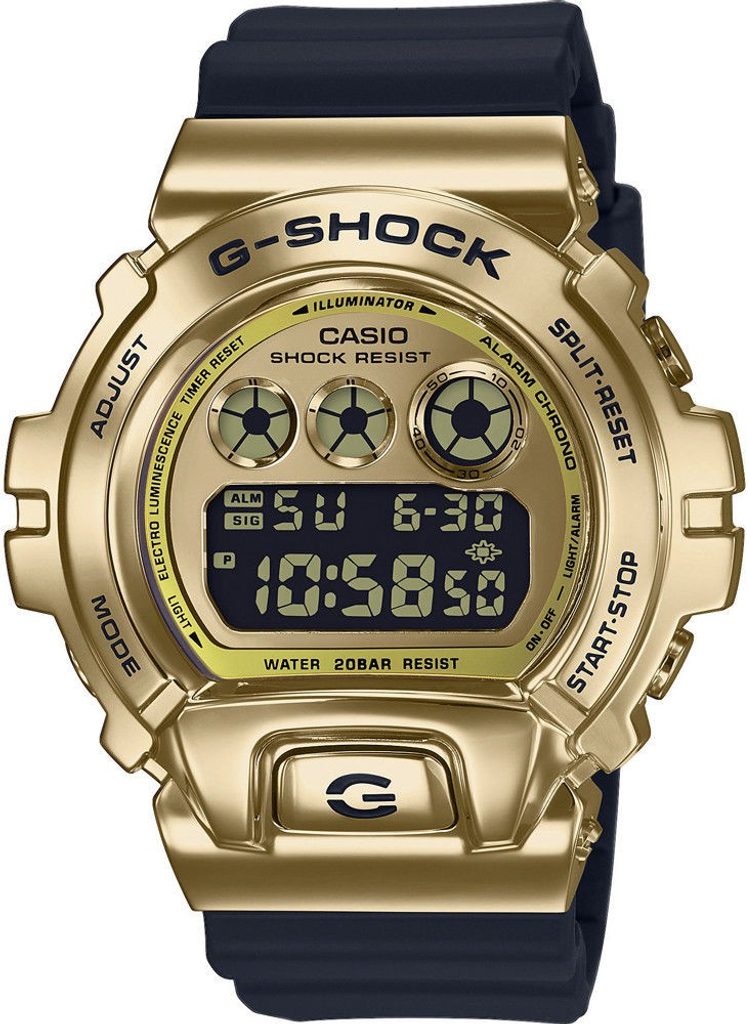 Casio G-Shock GM-6900G-9ER Metal Bezel 6900 Series 25th 