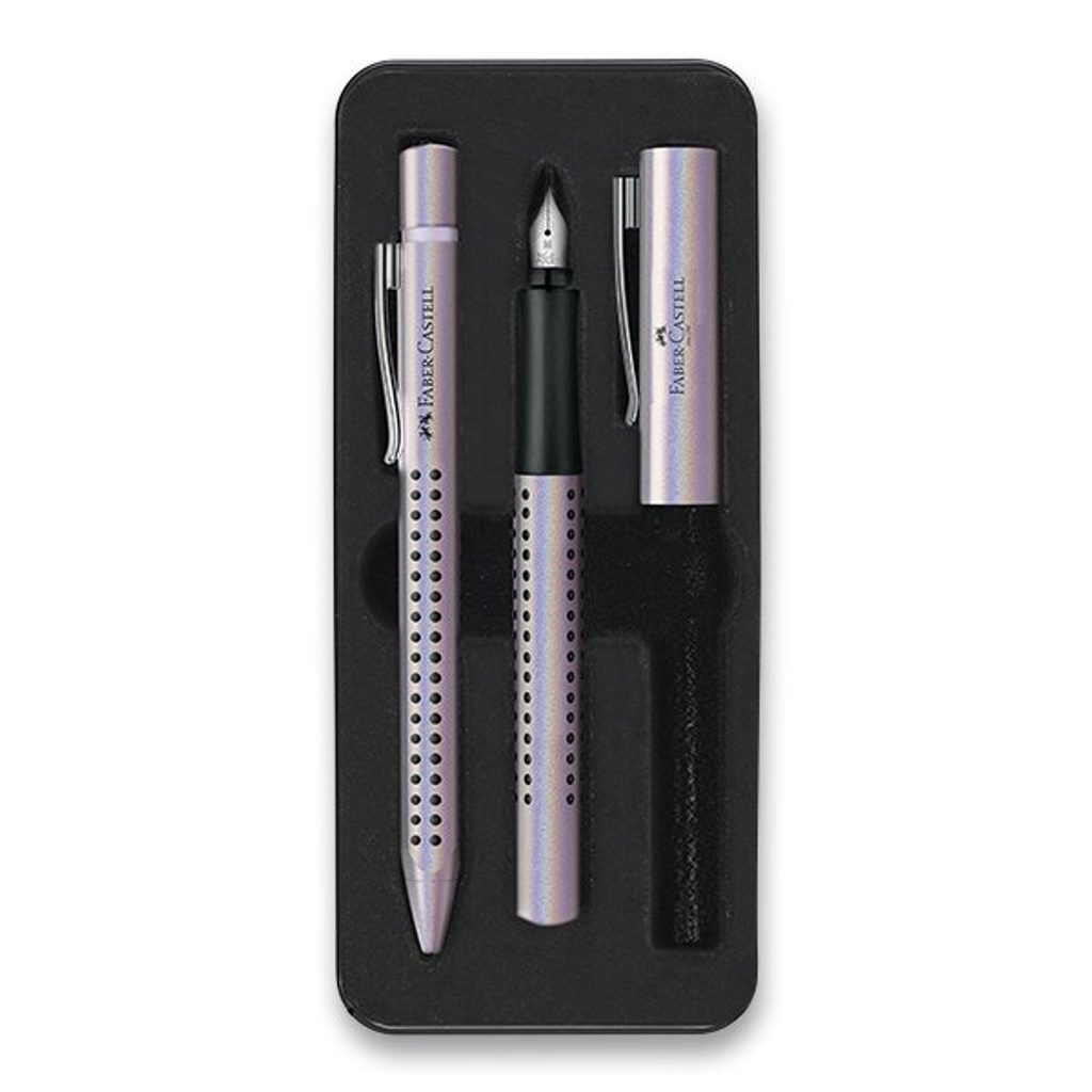 Set Fountain pen and ballpoint pen Faber-Castell Grip Edition Glam - Choice  of colours 0021/20153 | Helveti.eu