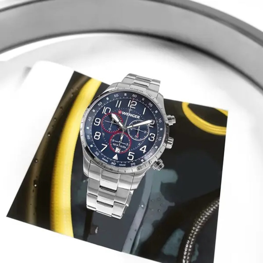 Wenger swiss military chronograph watch hot sale