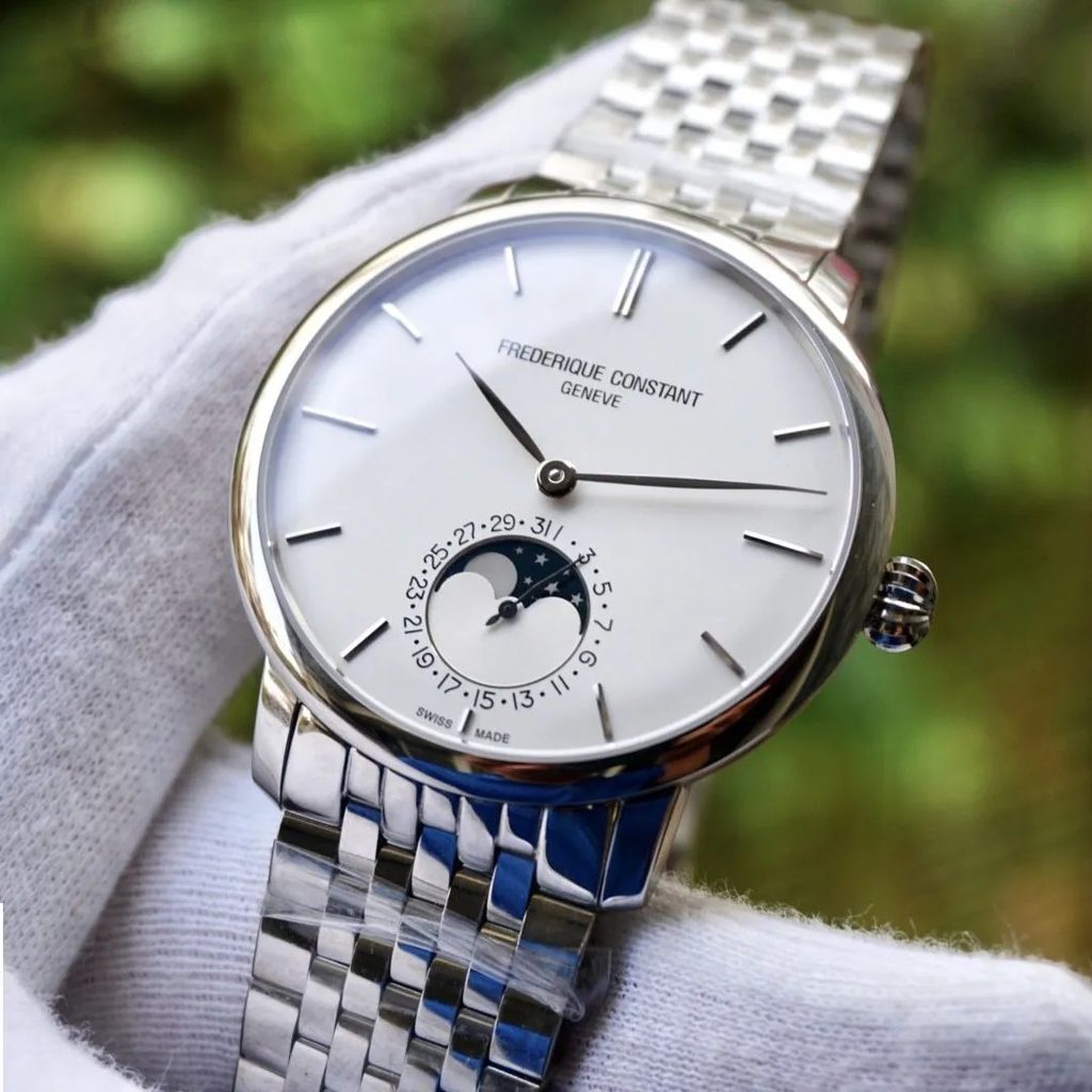 Frederique constant slimline outlet moonphase