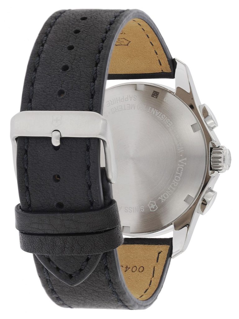 Swiss army victorinox chrono classic leather chronograph mens store watch 241657