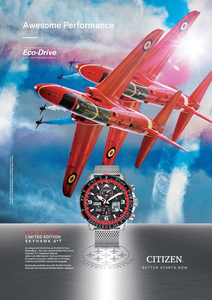 udlejeren Memo teenagere Citizen Skyhawk JY8079-76E Red Arrow - Limited Edition | Helveti.eu