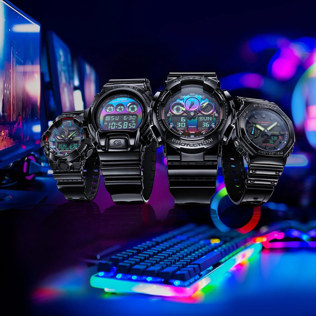 Casio G-Shock GA-2100RGB-1AER Virtual Rainbow Series | Helveti.cz