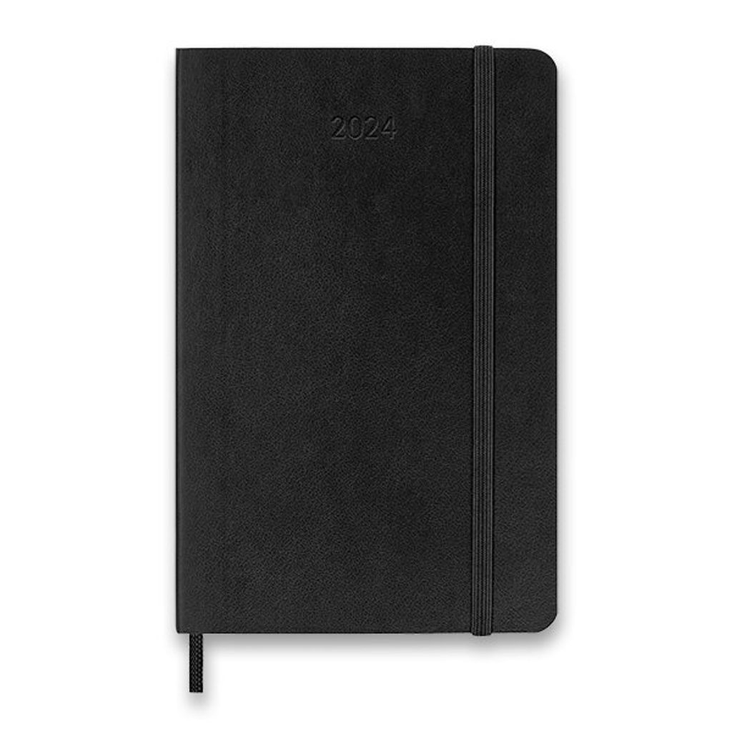 Moleskine Diary 2024 soft cover S, daily choice of colours 1206/