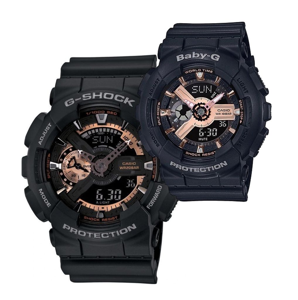 SET Casio GA-110RG-1AER a Baby-G BA-110RG-1AER | Helveti.cz