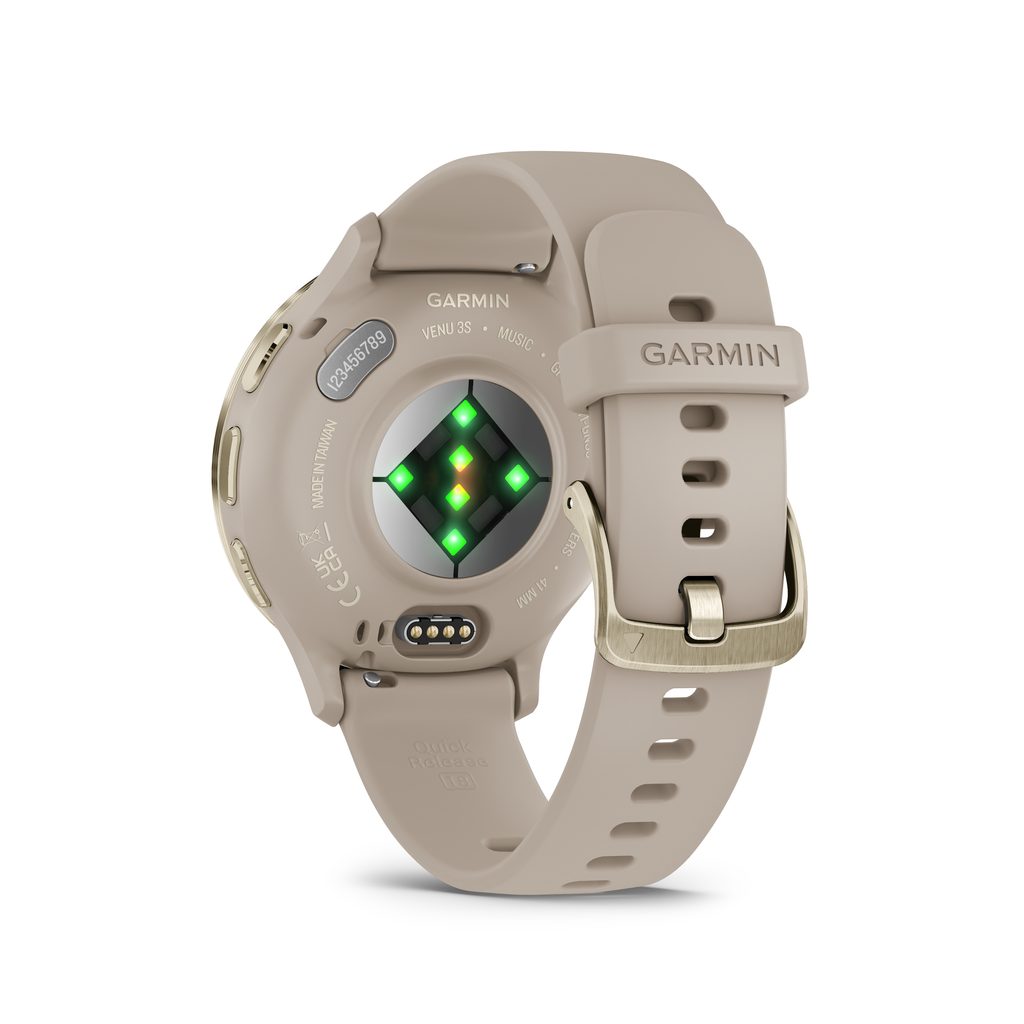 Garmin Venu 3S Cream Gold / French Gray, Silicone Band 010-02785-02