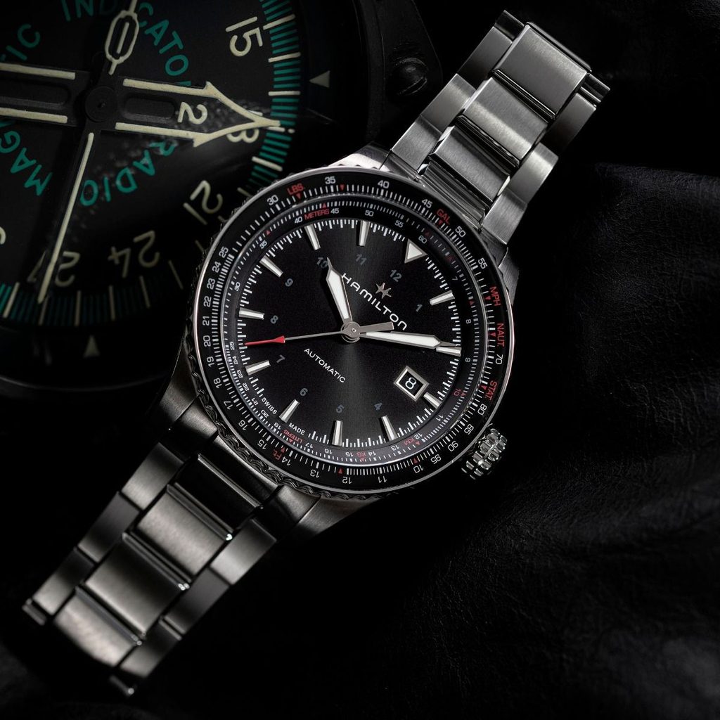 Hamilton Khaki Aviation H76615130 – Orologio Automatico Uomo, Cassa 42mm Acciaio, Bracciale In Acciaio