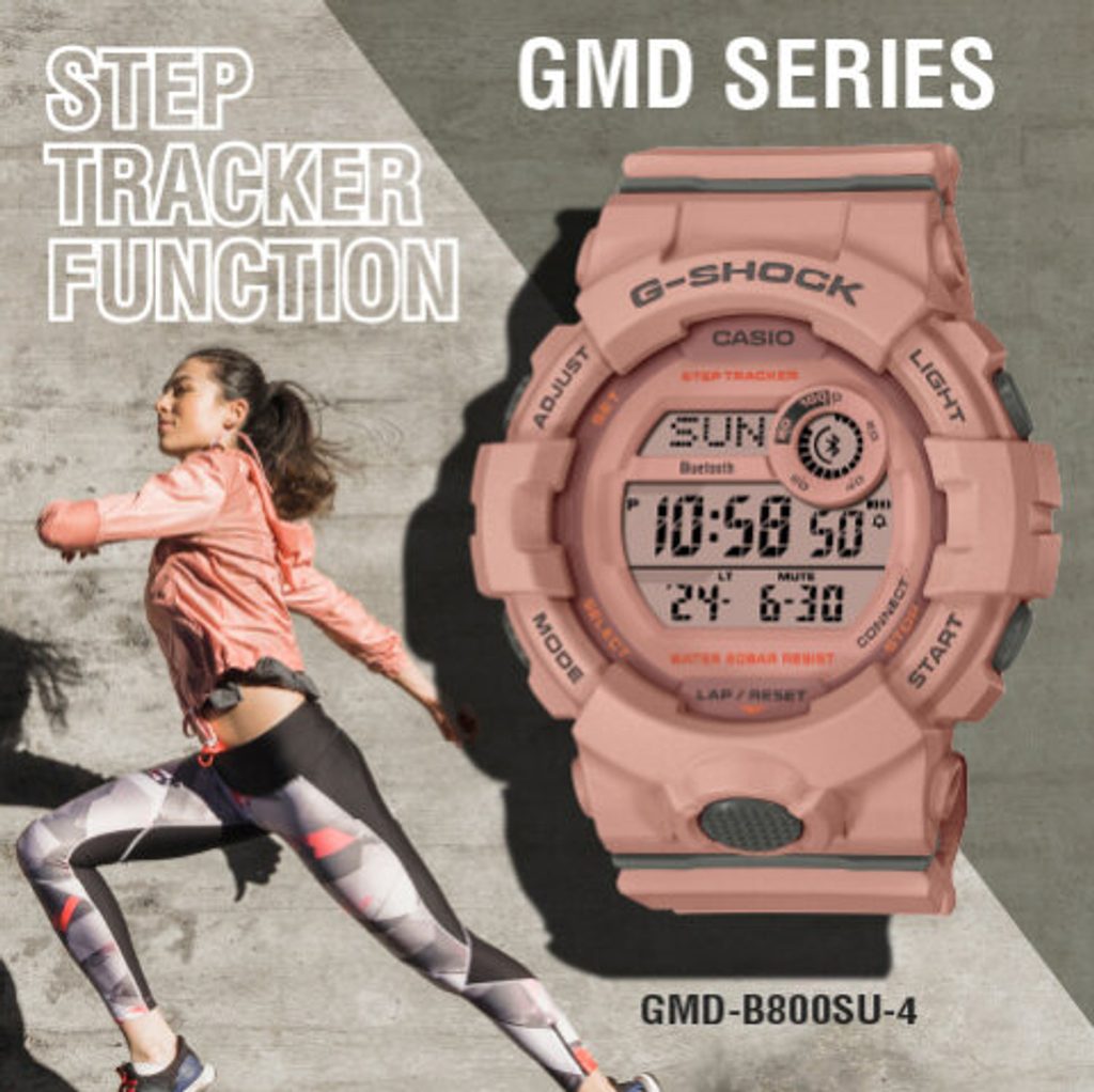 Casio G-Squad GMD-B800SU-4ER Pastel S Series | Helveti.eu