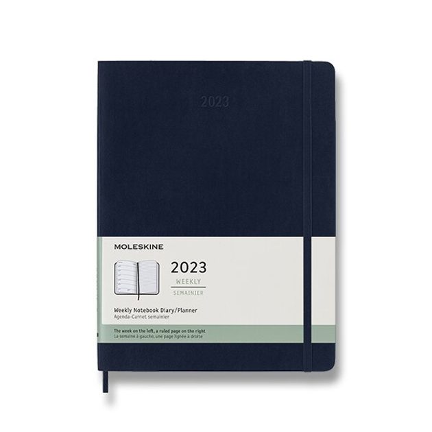 Moleskine Diary 2023 SELECTION OF COLOURS weekly soft cover XL