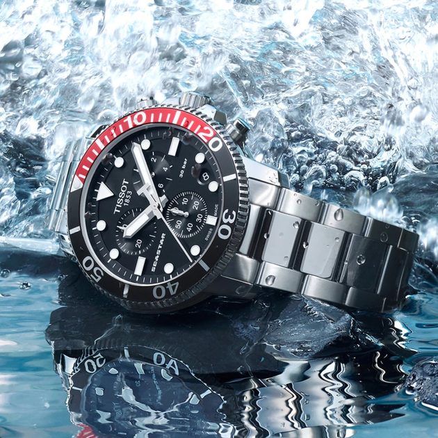 Tissot seastar red new arrivals