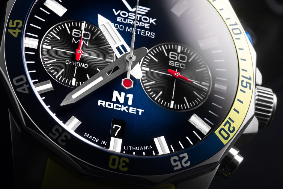 Vostok europe gents outlet expedition n1 chronograph watch