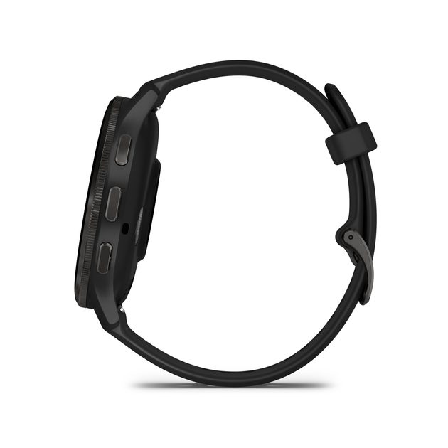 Garmin vivoactive 3 slate black silicone sale